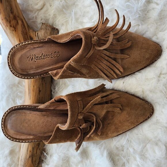 COPY - Madewell the Dani fringed mule - Picture 11 of 13